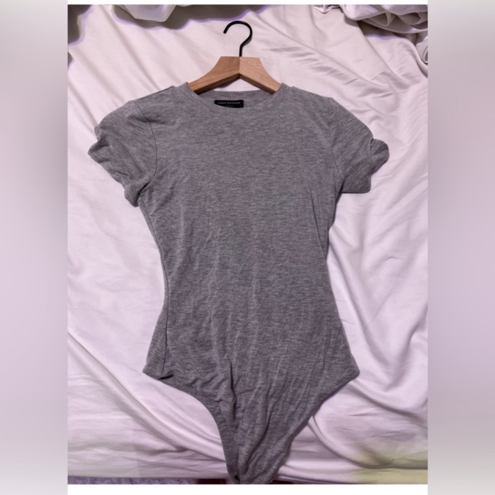 Naked Wardrobe - size small Grey Bodysuit